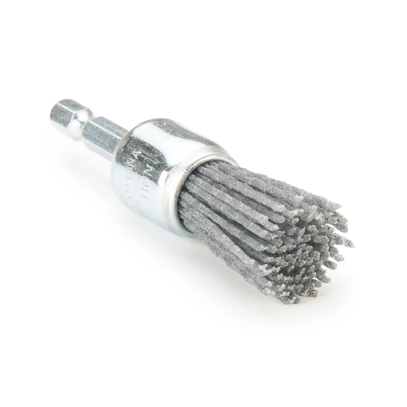 3/4" End Brush - Grit:80 Grit